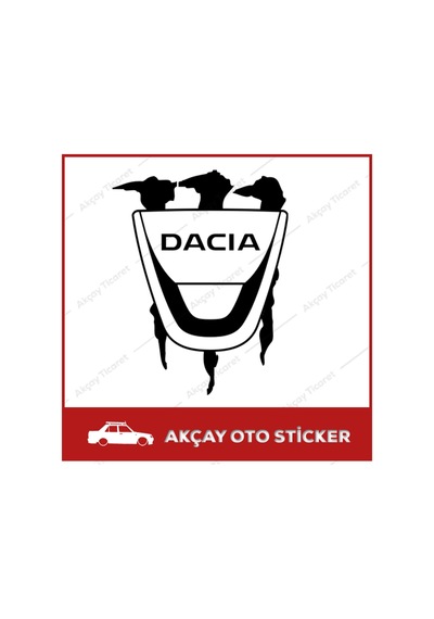 Dacia Monster Pençe Sticker Dacia Pençe Sticker Dacia Oto Sticker
