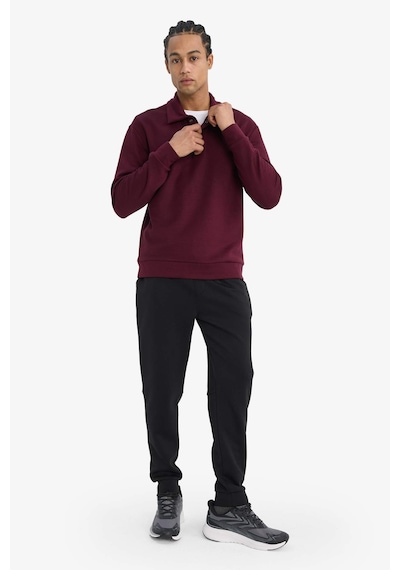 Defacto Defactofit Slim Fit Dar Kesim Standart Paça Skuba Dalgıç Kumaş Jogger Z9112az25aubk81 Siyah