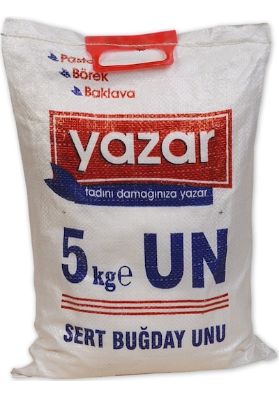 Yazar Bakliyat Pilavlık Pirinç 2 x 5 KG + Baklavalık Sert Buğday Unu 2 x 5 KG