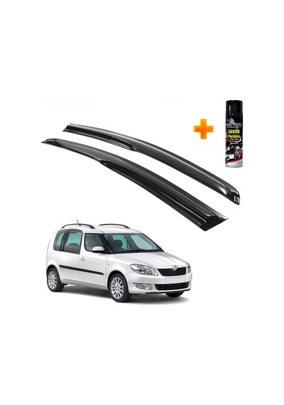 Skoda Roomster Mügen Cam Rüzgarlığı 2007 Sonrası 2 Li Takım +500ml Lastik Parlatıcı
