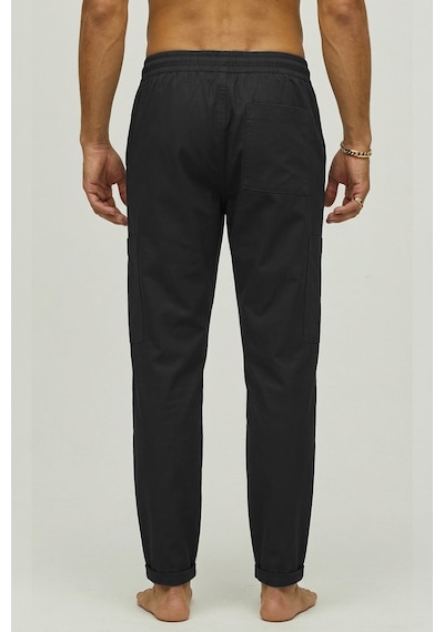 Vouvant Pant Siyah Kargo Cepli Erkek Pantolon