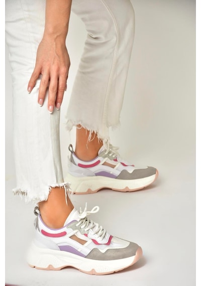 Fox Shoes U973568209 Beyaz/lila Kalın Tabanlı Spor Ayakkabı Sneakers Beyaz/lila-suni Deri Beyaz - Lila Fox Shoes U973568209 Beyaz/lila Kalın Tabanlı Spor Ayakkabı Sneakers Beyaz/lila-suni Deri Beyaz - Lila