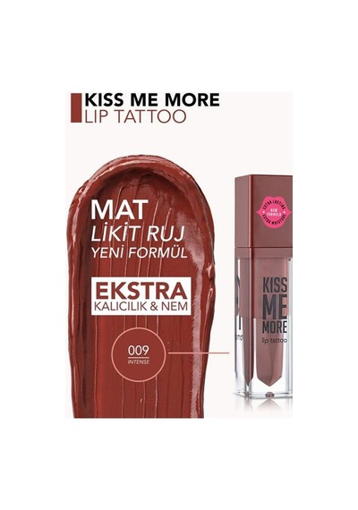 Flormar Kiss Me More Lip Tattoo 009 İntense 01
