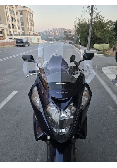 Motocam Honda Silverwing Fjs 600 Ön Cam 2001-2012 Model 68cm Şeffaf Renkli 4mm Elcikli