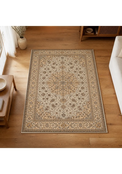 Kartela Halı Aro Halı Jüt Taban Dokuma Halı Bej - 80 X 120 Cm