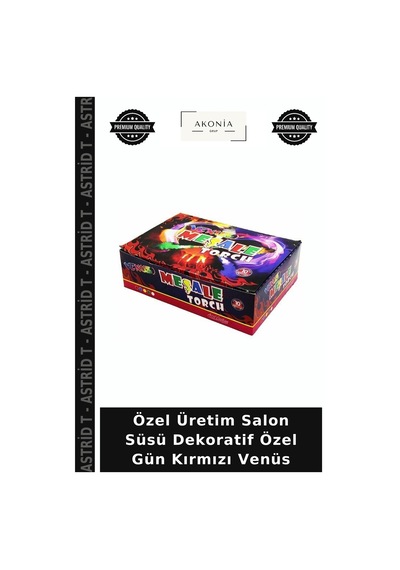 Özel Üretim Salon Süsü Dekoratif Özel Gün Kırmızı Venüs