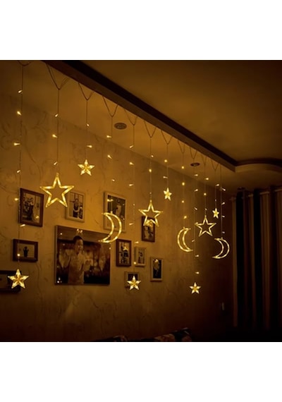 Emh Store Ay Yıldız Perde Led Gün Işığı Mz-16-10