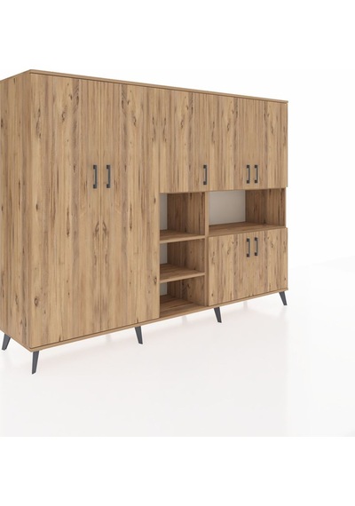 Hyperion Dolap 13 Raflı 7 Kapaklı 220x44x163 Çam-çam Atlas Çam - Atlas Çam Hyperion Dolap 13 Raflı 7 Kapaklı 220x44x163 Çam-çam Atlas Çam - Atlas Çam