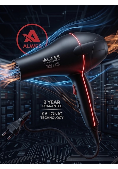 Alwes Hardware Pro Al-3002 Profesyonel Ve Ev Kullanıma Uygun Kuaför Fön Makinesi