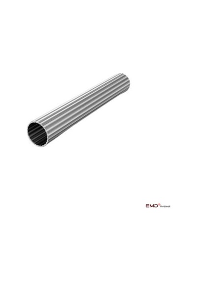 Yuvarlak Alüminyum 80 Cm Dolap Içi Askı Borusu + 2 Adet Flanş + Vidaları Dolap İçi Düzenleyiciler