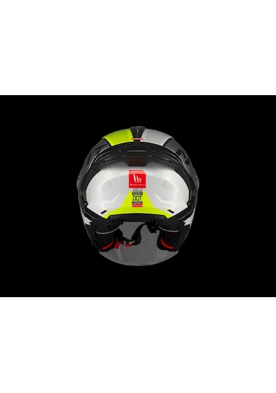 Mt Helmets Mt Cosmo Sv Silenceb3 Gloss Sarı Gözlüklü Motosiklet Kaskı Sarı