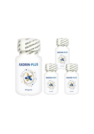 Axorin Plus 4 Adet Erkeklere Özel Rahatlamaya Cüce Palmiye Çinko Beta-sitosterol İçerikli Bitkisel Formül 20 Kapsül