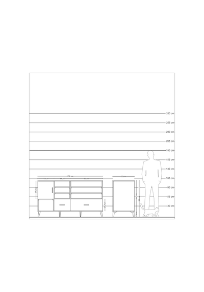 Kronos Konsol 8 Raflı 2 Çekmeceli Tek Kapaklı 176x59x99 Antrasit Antrasit-antrasit Kronos Konsol 8 Raflı 2 Çekmeceli Tek Kapaklı 176x59x99 Antrasit Antrasit-antrasit