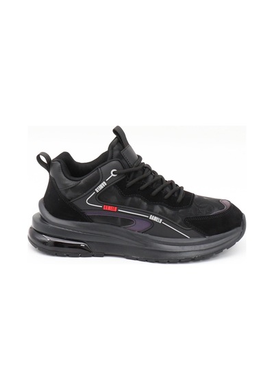 Gamelu Went Siyah Fashion Air Taban Erkek Sneakers