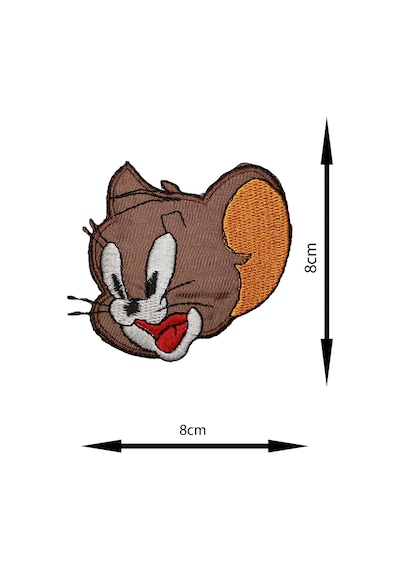 Ütü Ile Yapışan Arma - Patch - Tom Ve Jerry Jerry Modeli 8cm X 8cm - 266591944