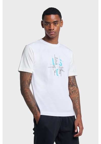 Lescon Erkek Kısa Kol T-shirt 26y-1166 Beyaz