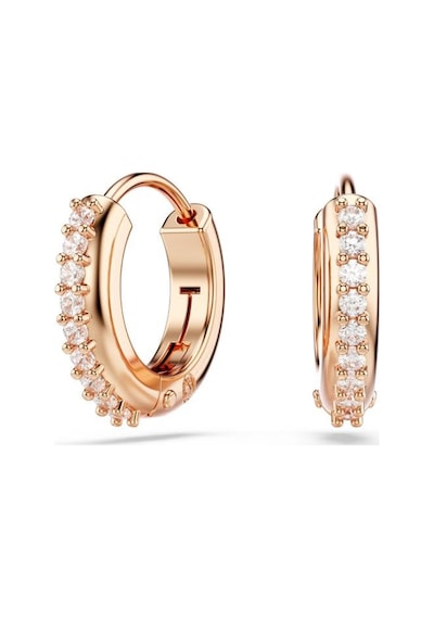 5690669 Swarovski Küpe Matrıx:pe Mn Hoop Matrıx Whıte/ros Metalik