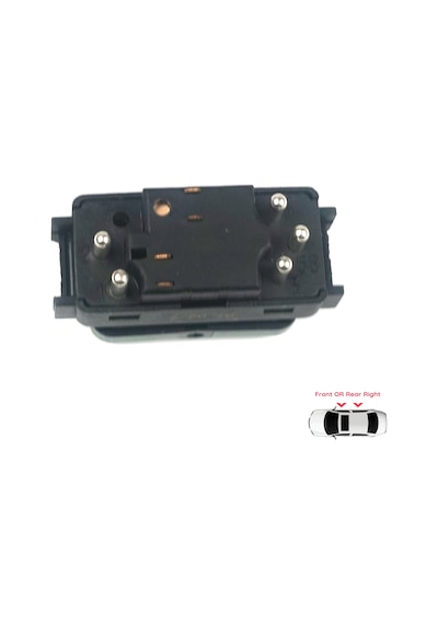 Sağ Kapı Cam Açma Düğmesi Mercedes W124 W126 W463 W201 190 İçin