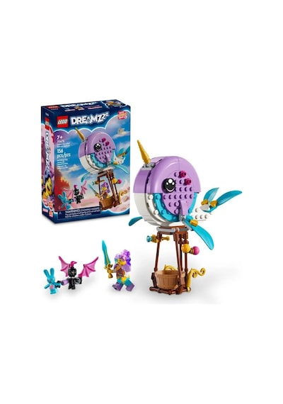 LEGO® DREAMZzz™ Izzie'nin Deniz Gergedanı Sıcak Hava Balonu 71472 7+ Yaratıcı Oyuncak Yapım Seti - 156 Parça