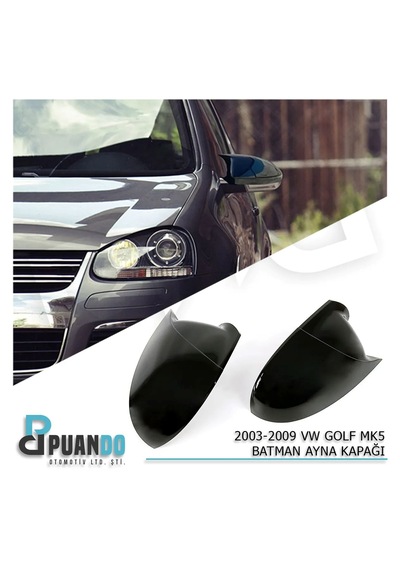 Vw Golf 2003-2009 Mk5 Uyumlu Yarasa Ayna Kapağı