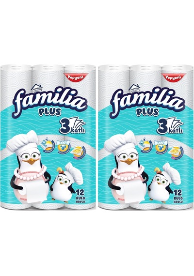 Familia Kağıt Havlu Plus 24 Lü Pk (3 Katlı) (2Pk*12)