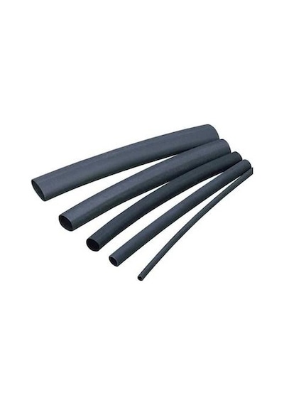 Çetsan Makaron 9,5mm Isı İle Daralan Siyah