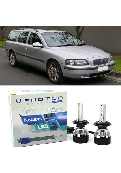 Volvo V70 Led Xenon Kısa Far Ampulü H7 Access Yeni Seri Beyaz 2001-2005