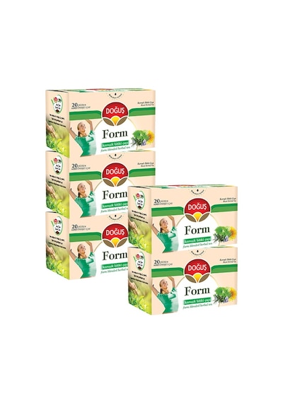Doğuş Form Karışık Süzen Poşet Bitki Çayı 30 G 5 x 20'li