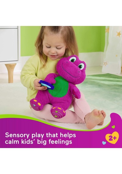 Barney Pelüş Oyuncağı, 2 Yaş Ve Üzeri Çocuklar İçin Etkileşimli Aktiviteler Ve Farklı Dokular İle 32 Cm'lik Fi Genel