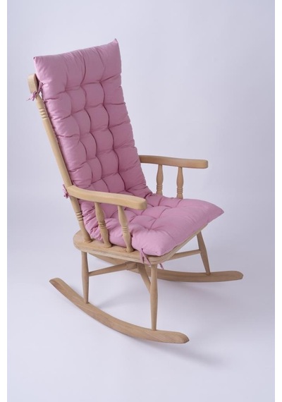 Lüx Sallanan Sandalye Minderi Selen Bağcıklı 120x50cm Sadece Minder Pembe