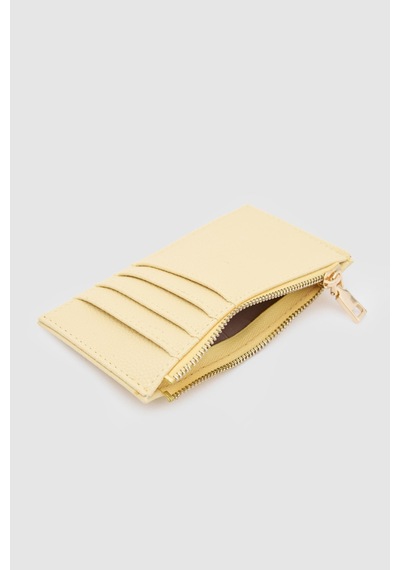 Shule Bags Linn Dokulu Kadın Kartlık Butter Yellow Açık Sarı