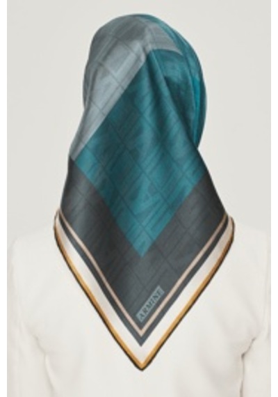 Armine İpek Eşarp Nostalji - 8516-83 Petrol Yeşili Twill PETROL YEŞİLİ