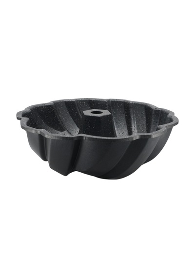 Mozaik Döküm Kek Kalıbı 26cm Siyah Siyah