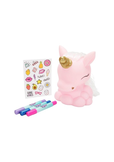 64125 Sun-htı-sbr-hobi Set Unıcorn Boyama+stıcker Işıklı