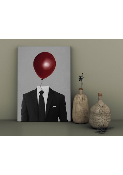 Bk Home Balloon Man Tasarımlı Kanvas Tablo 30X50Cm-1