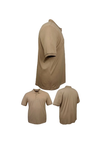 Erkek Büyük Beden 115 - 175 Kilo Arası Uygun Bedenli Likralı Pike Polo Yaka Cepli Tişört Bej Erkek Büyük Beden 115 - 175 Kilo Arası Uygun Bedenli Likralı Pike Polo Yaka Cepli Tişört Bej