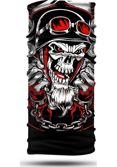 Dair DAIRB0059 - Desenli Motosiklet Bandana Boyunluk Outdoor Balaklava