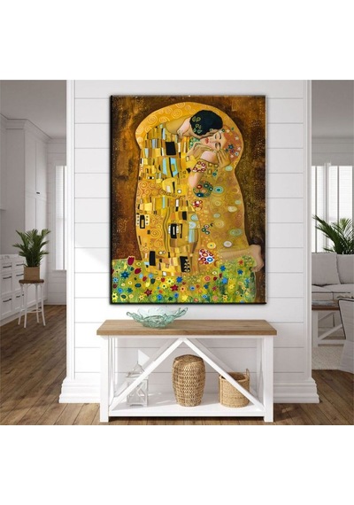 Es10 Dekoratif Yağlı Boya Efektli Sandallar Kanvas Tablo (120 x 80)