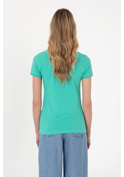 U.S. Polo Assn. Kadın Mint Basic Polo Yaka Tişört 50300896-VR090