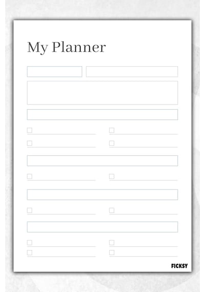 Zamansız Çok Amaçlı Günlük Haftalık Aylık Planlayıcı - A5 Ebat Yapılacaklar - 50 Yaprak - Planner - 1411 Çok Renkli