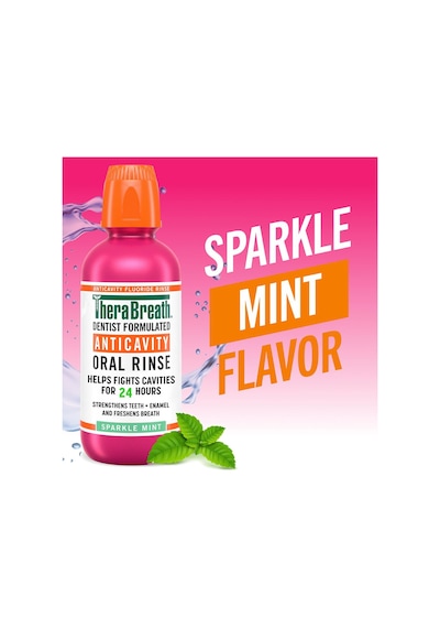 Thera Breath Anticavity Sparkle Mint Ağız Çalkalama Suyu 473ml