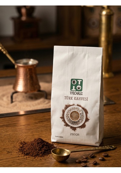 Ottomora Taze Kavrulmuş Geleneksel Türk Kahvesi 250 Gr Türk Kahvesi