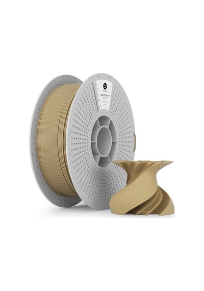 Mat Pla Filament, 1,75 Mm +/- 0,03 Mm, Parlak Renk, Mat Doku, 3d Yazıcı Filamenti, 1 Kg Makara 2,2 Lbs , Çoğu Fdm Yazıcı İçin Uygun, Düzgün Sarım, Bej