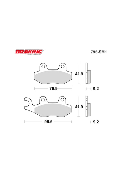 Kymco Lıke 125 2012 Brakıng 795sm1 Yarı Metalik Ön Fren Balatası