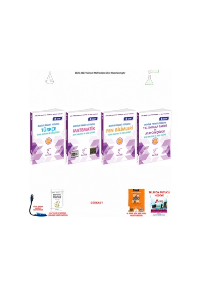 Karekök 8. Sınıf Lgs Tüm Dersler Konu Anlatımı 4 Kitap Seti