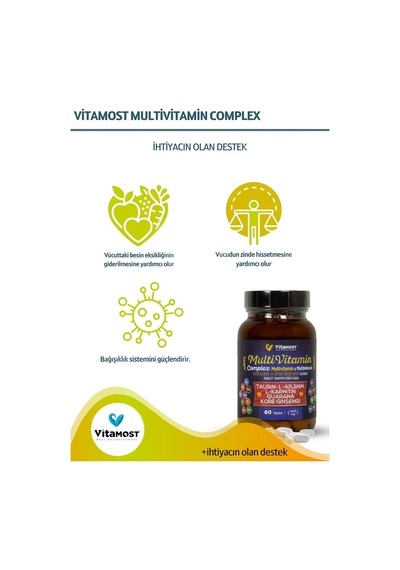 Vitapol Multi Vtamin Complex 60 Tablet 1400 Mg