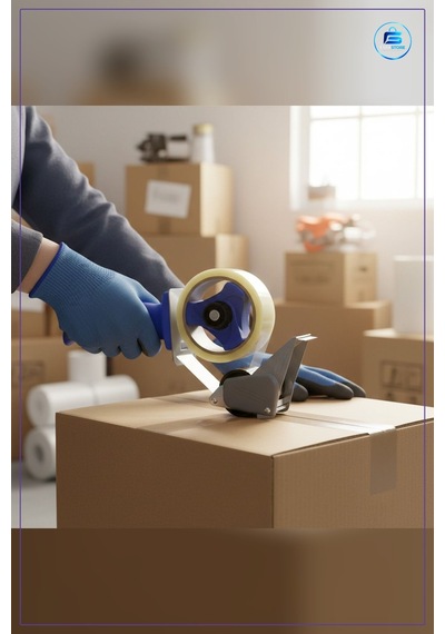 Koli Bant Kesici El Tipi Dispenseri 48 Mm Paslanmaz Bıçaklı Paket 1