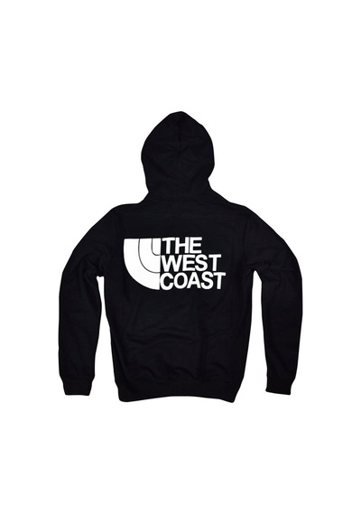 The West Coast Baskılı Çocuk Sweatshirt Siyah