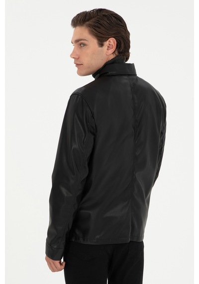 U.s. Polo Assn. Erkek Siyah Deri Mont-kaban 50297252-001 001sıyah