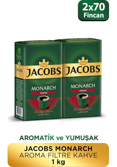 Monarch Aromalı Filtre Kahve 500 Gr X 2li Set Filtre